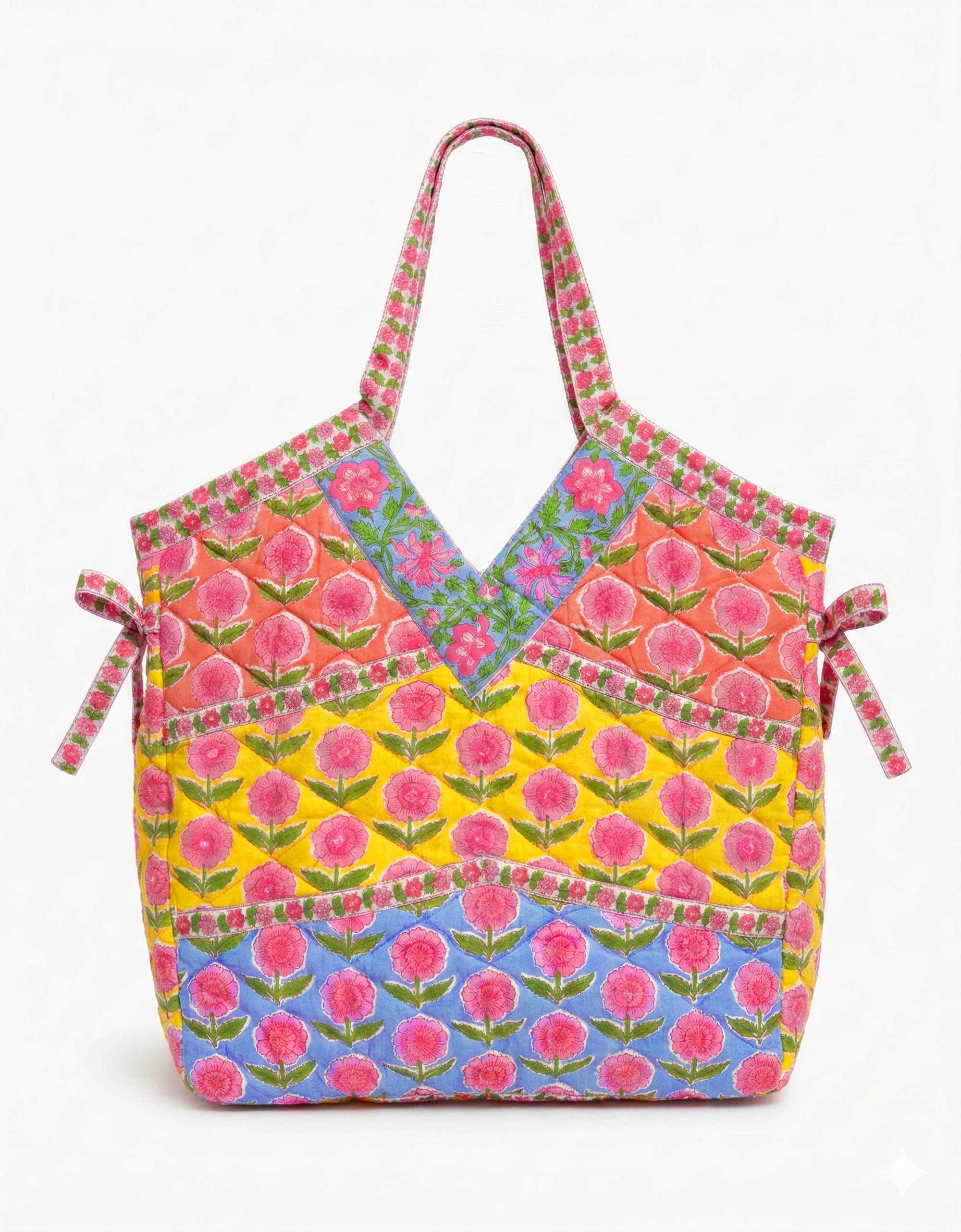 Rainbow Mix Patchwork Bag
