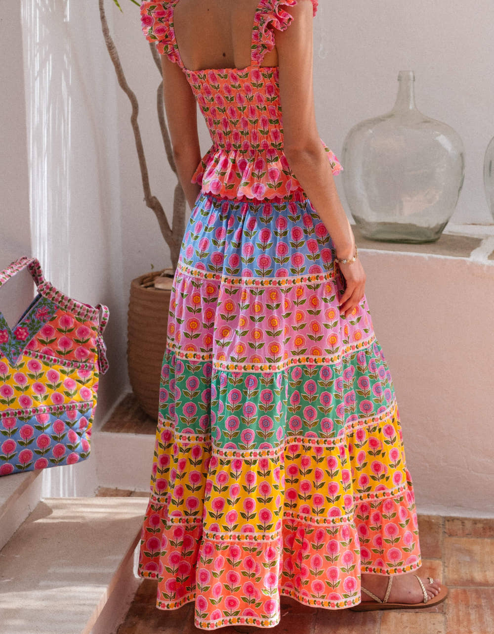 Pink City Prints Rainbow Mix Patchwork Bag