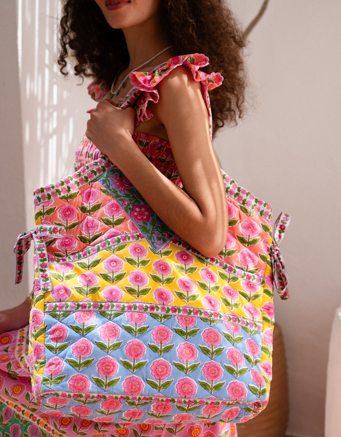 Pink City Prints Rainbow Mix Patchwork Bag