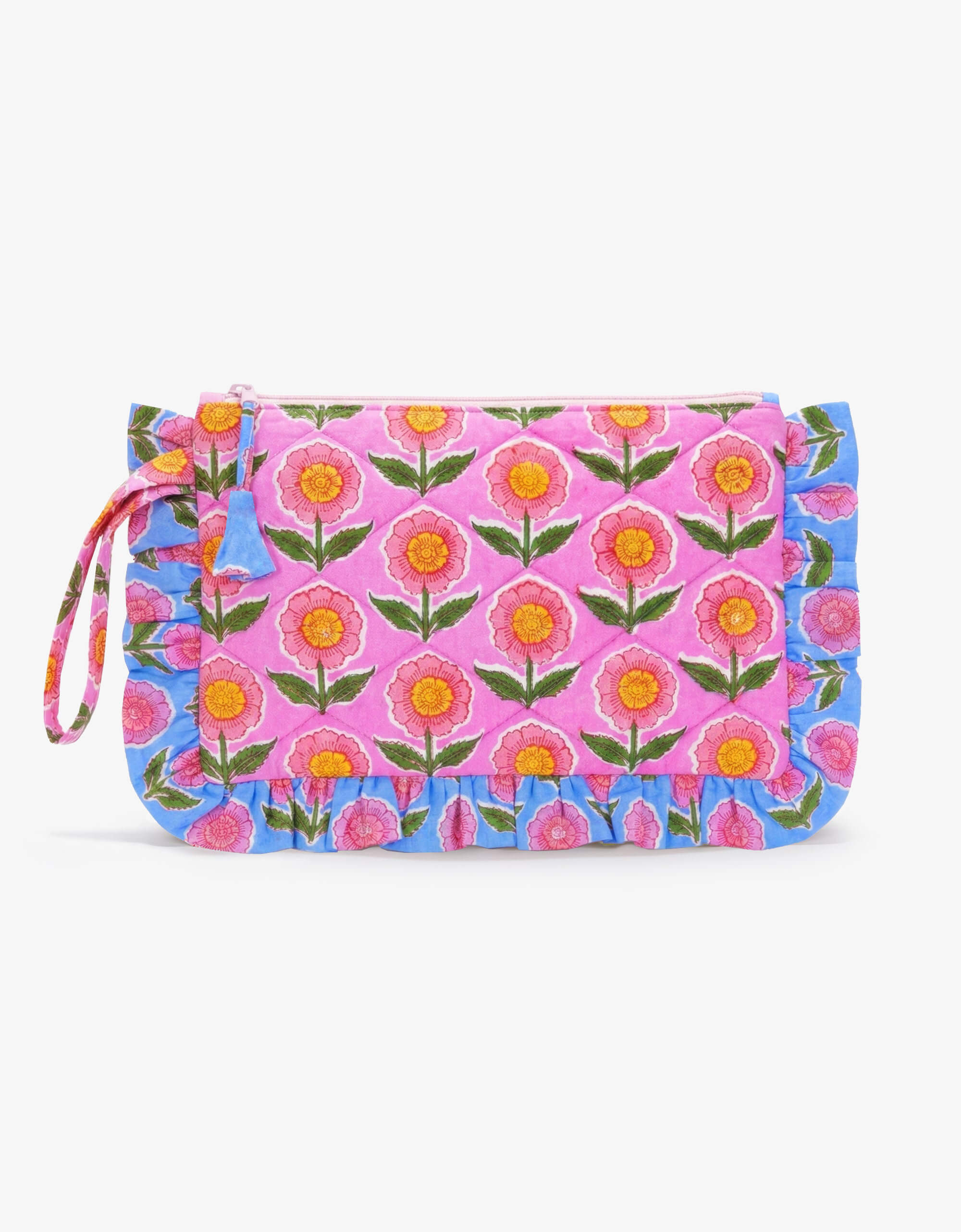 Rainbow Mix Ruffle Pouch