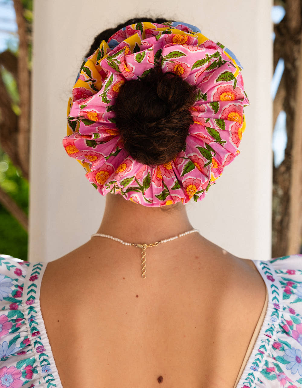 Pink City Prints Rainbow Mix Scrunchie Set