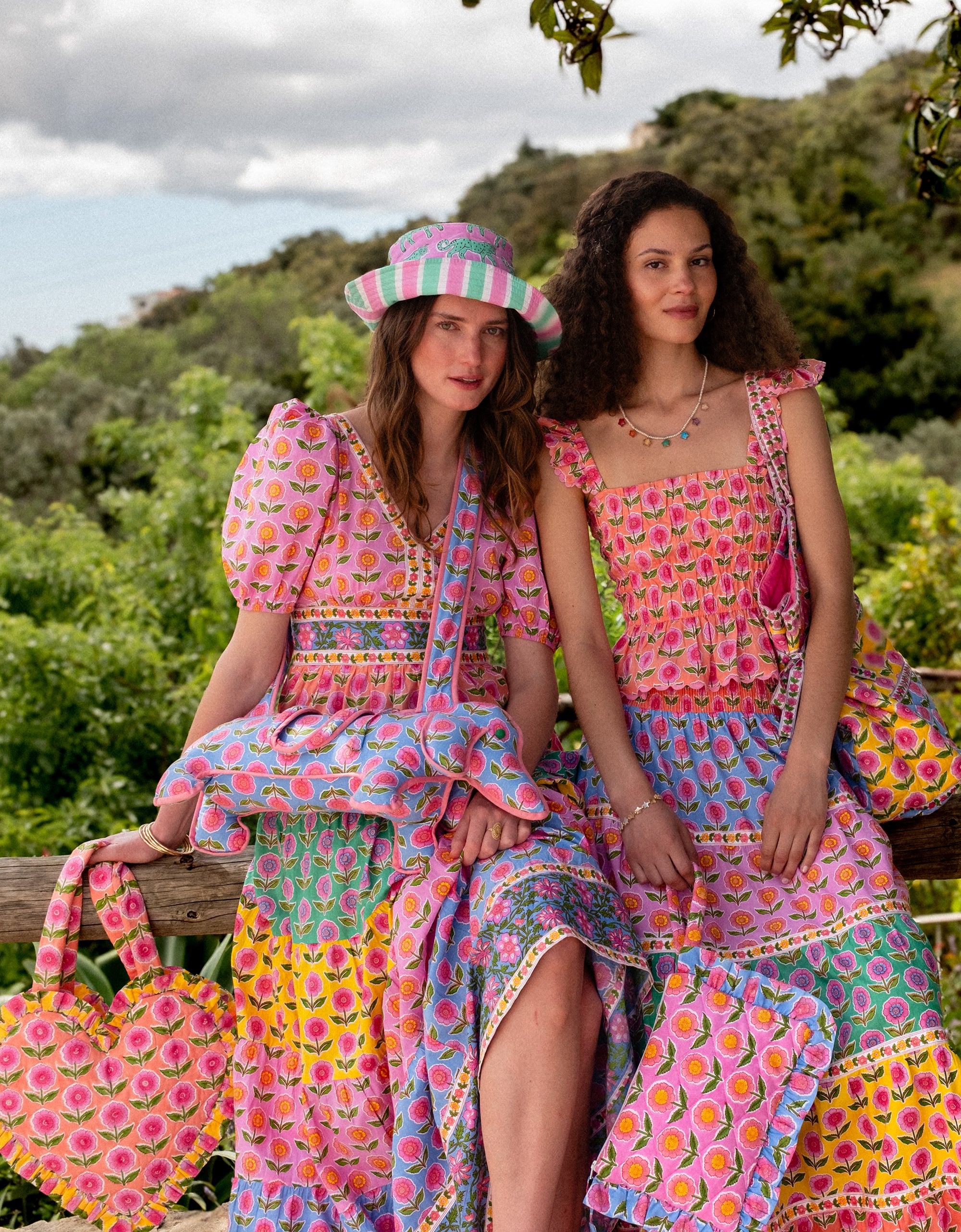Pink City Prints Rainbow Mix Zizi Dress