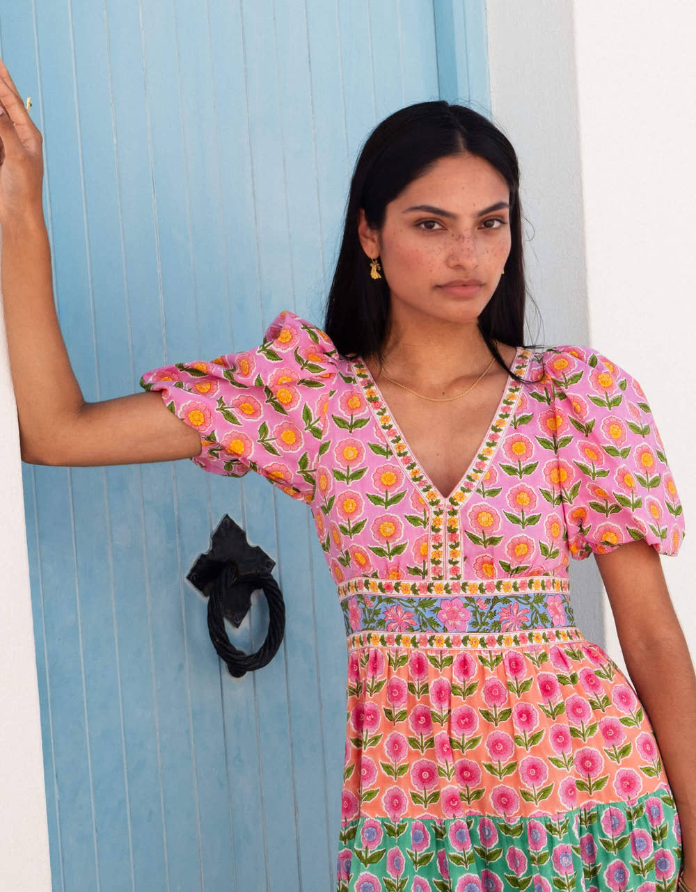 Pink City Prints Rainbow Mix Zizi Dress