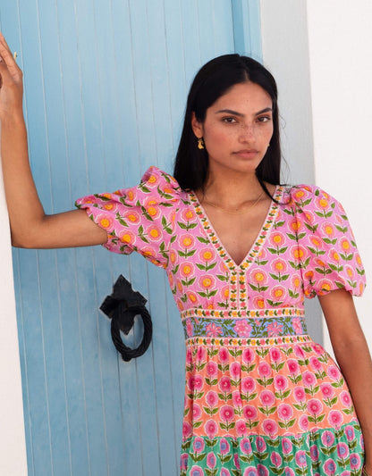 Pink City Prints Rainbow Mix Zizi Dress
