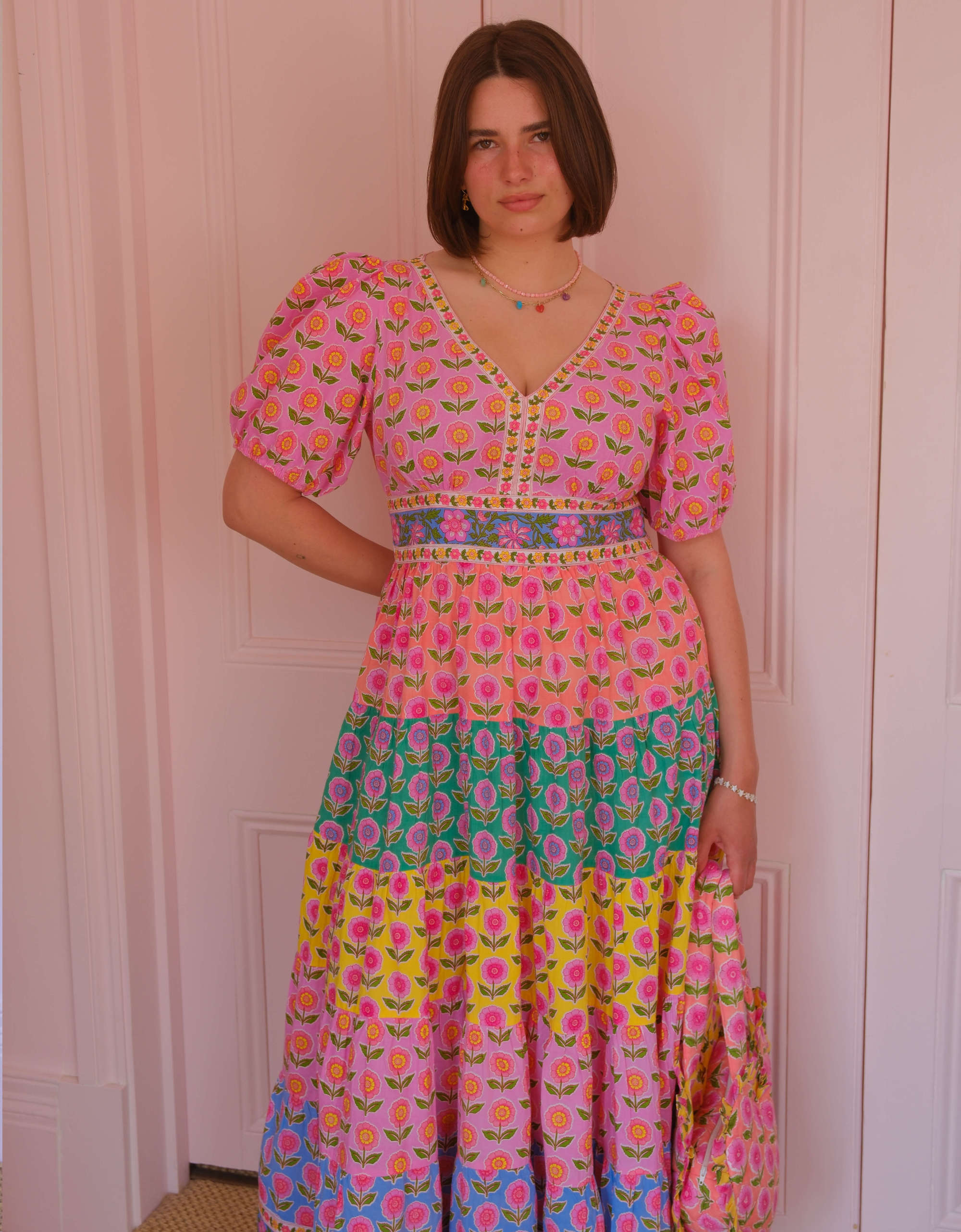 Pink City Prints Rainbow Mix Zizi Dress