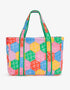 Pink City Prints Rainbow Quilted Tote