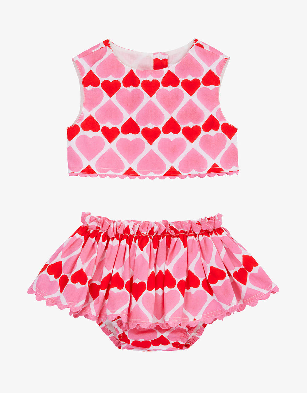Pink City Prints Retro Loveheart Bloom Set