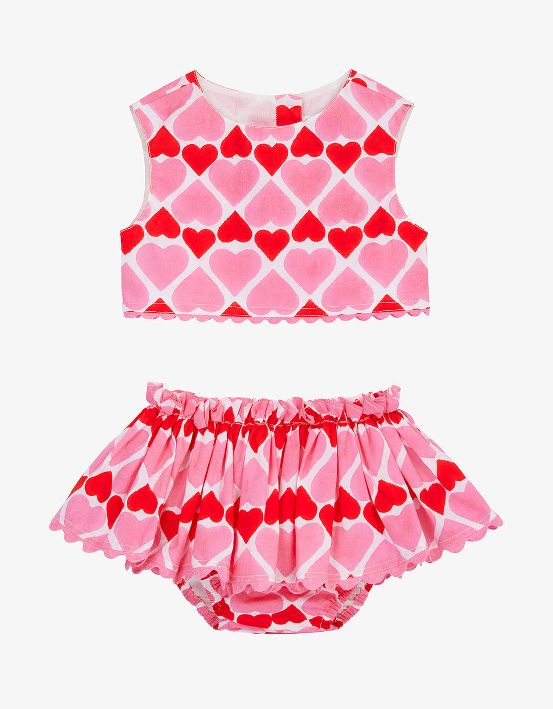 Pink City Prints Retro Loveheart Bloom Set