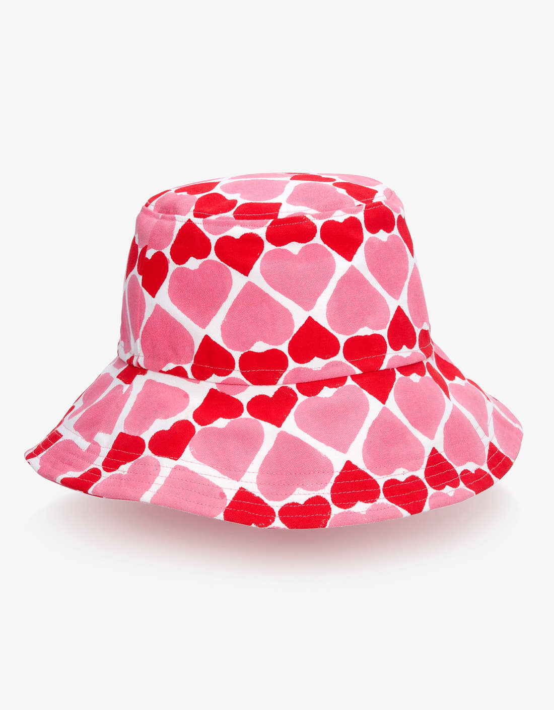 Pink City Prints Retro Loveheart Bucket Hat
