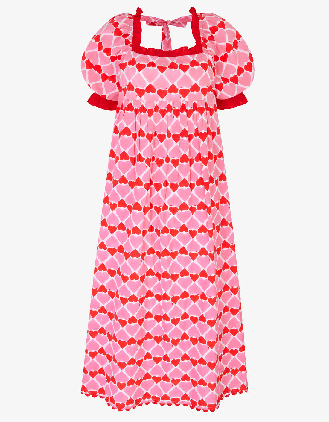 Pink City Prints Retro Loveheart Goa Dress