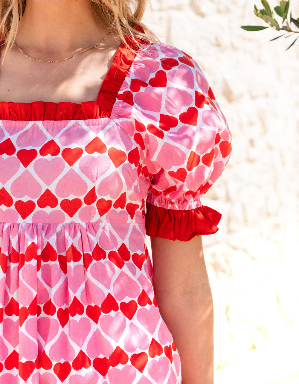 Pink City Prints Retro Loveheart Goa Dress