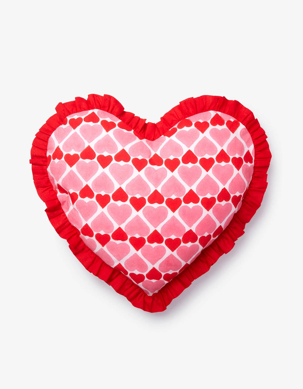 Pink City Prints Retro Loveheart Pillowcase