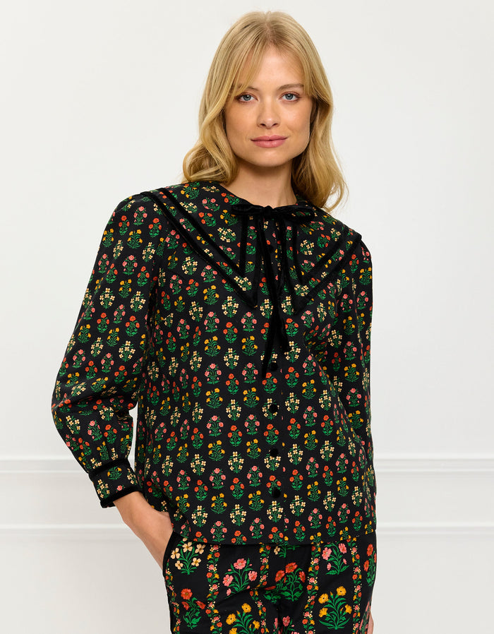 Pink City Prints Rose Buta Cleo Blouse