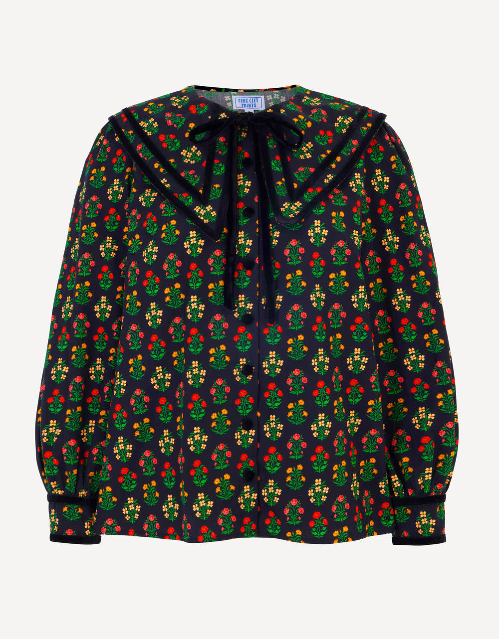 Pink City Prints Rose Buta Cleo Blouse