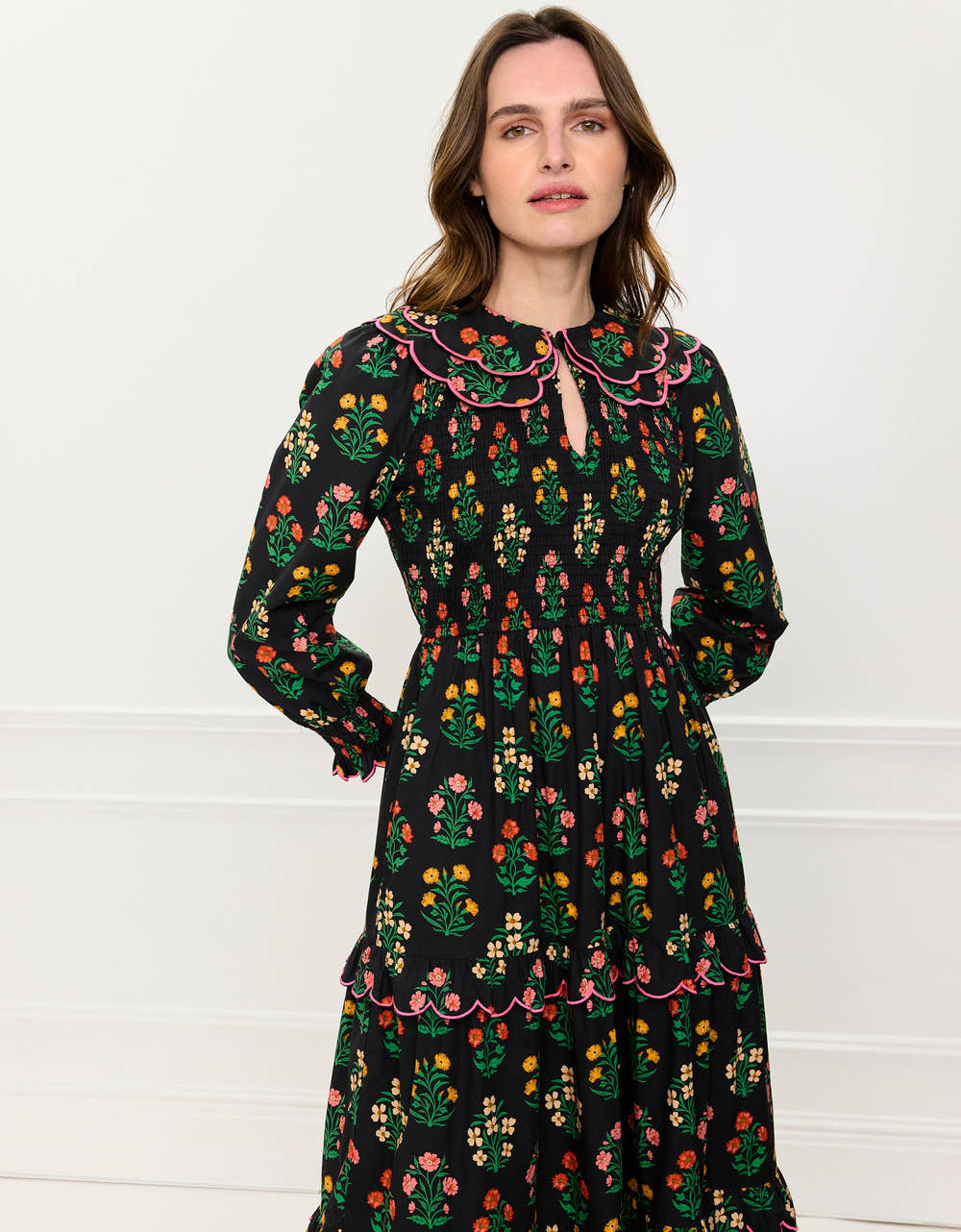 Pink City Prints Rose Buta Rita Dress