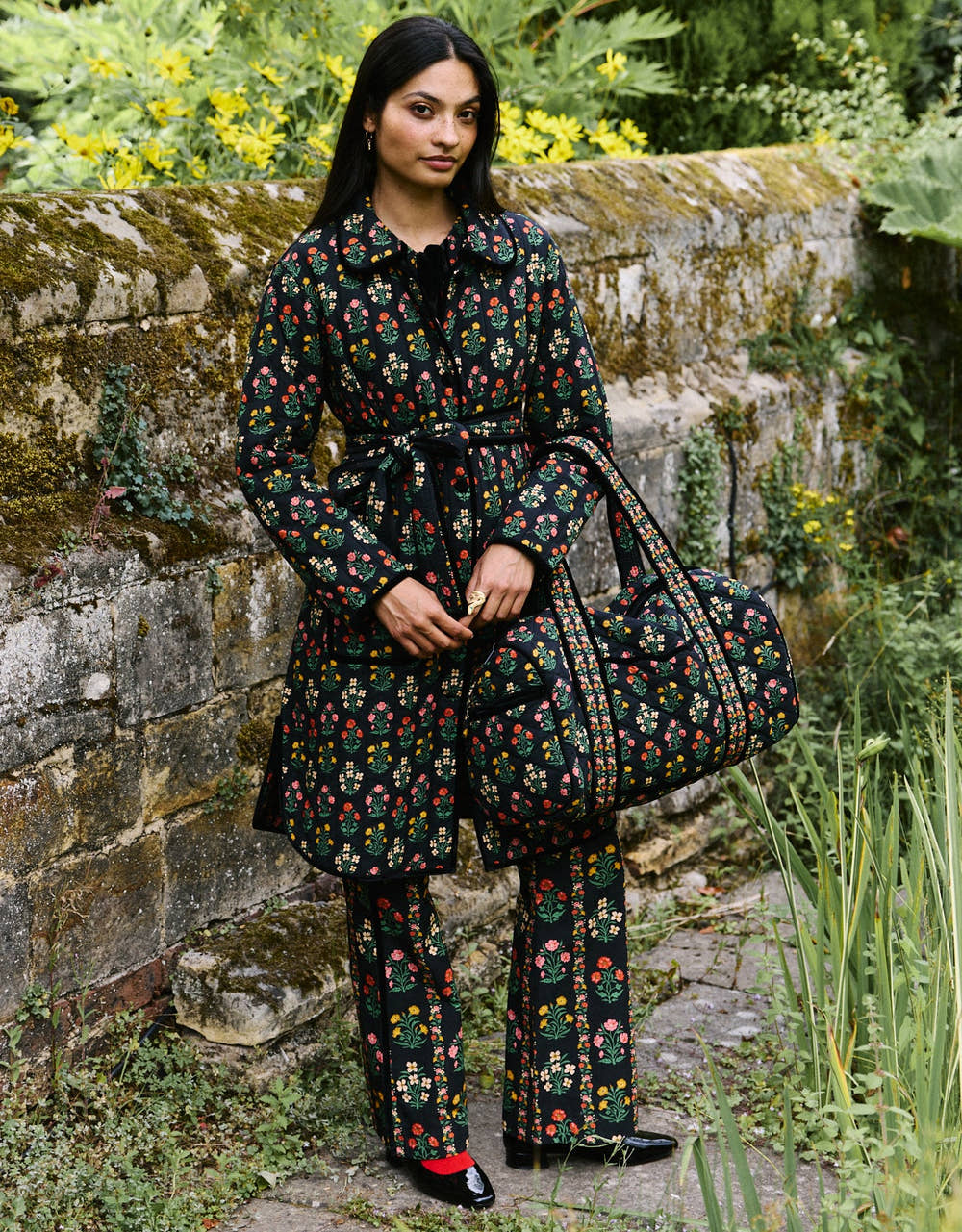 Pink City Prints Rose Buta Weekend Bag