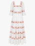 Pink City Prints Rose Cross Stitch Celine Dress