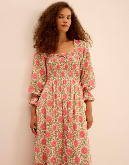 Pink City Prints Rosebud Meadow Nellie Dress