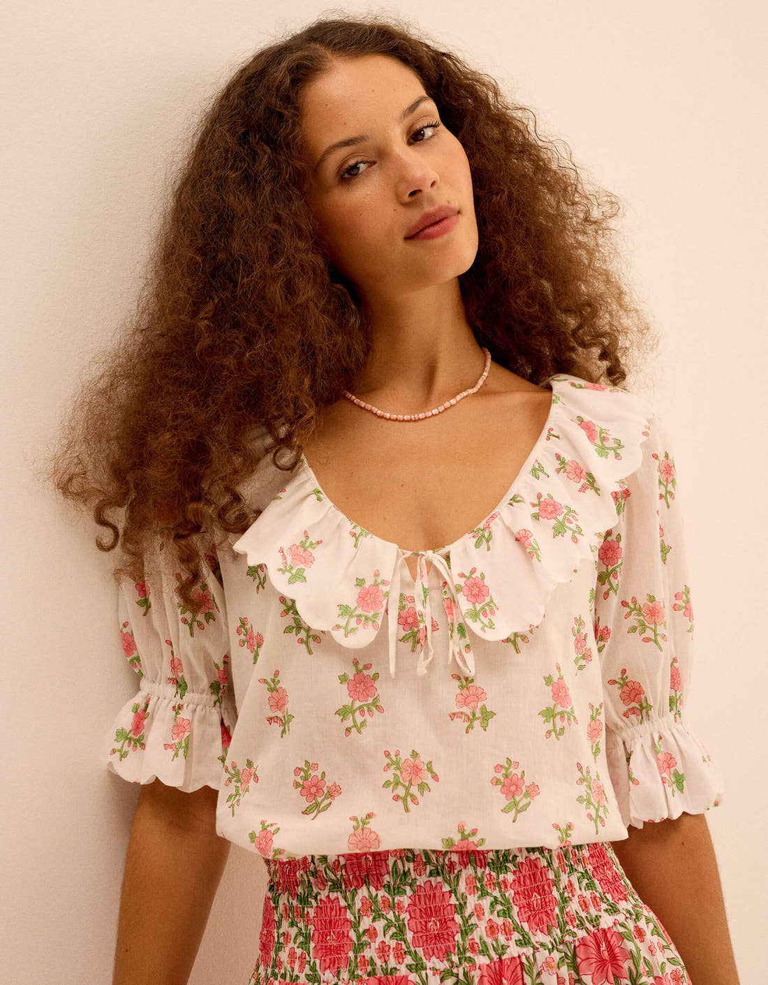 Pink City Prints Rosebud Posey Ava Blouse
