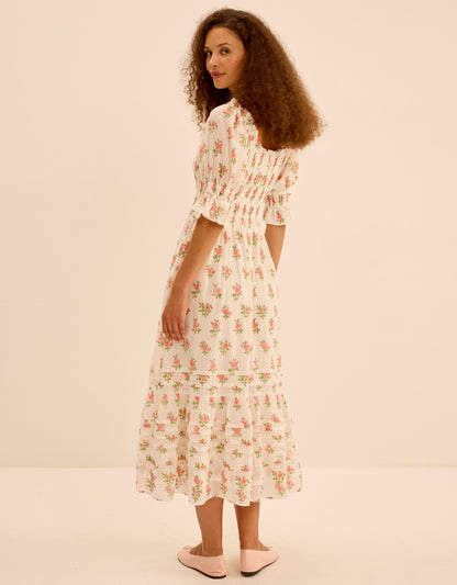 Pink City Prints Rosebud Posey Goldie Dress