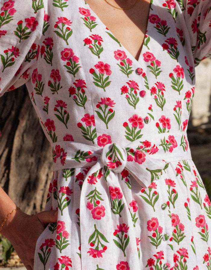 Pink City Prints Ruby Bloom Francis Dress