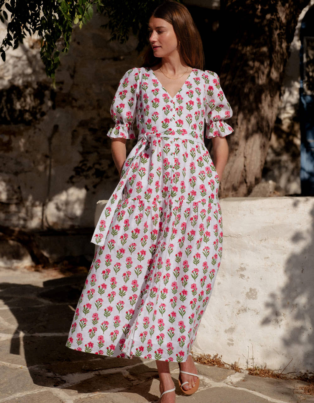 Pink City Prints Ruby Bloom Francis Dress