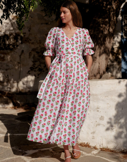 Pink City Prints Ruby Bloom Francis Dress
