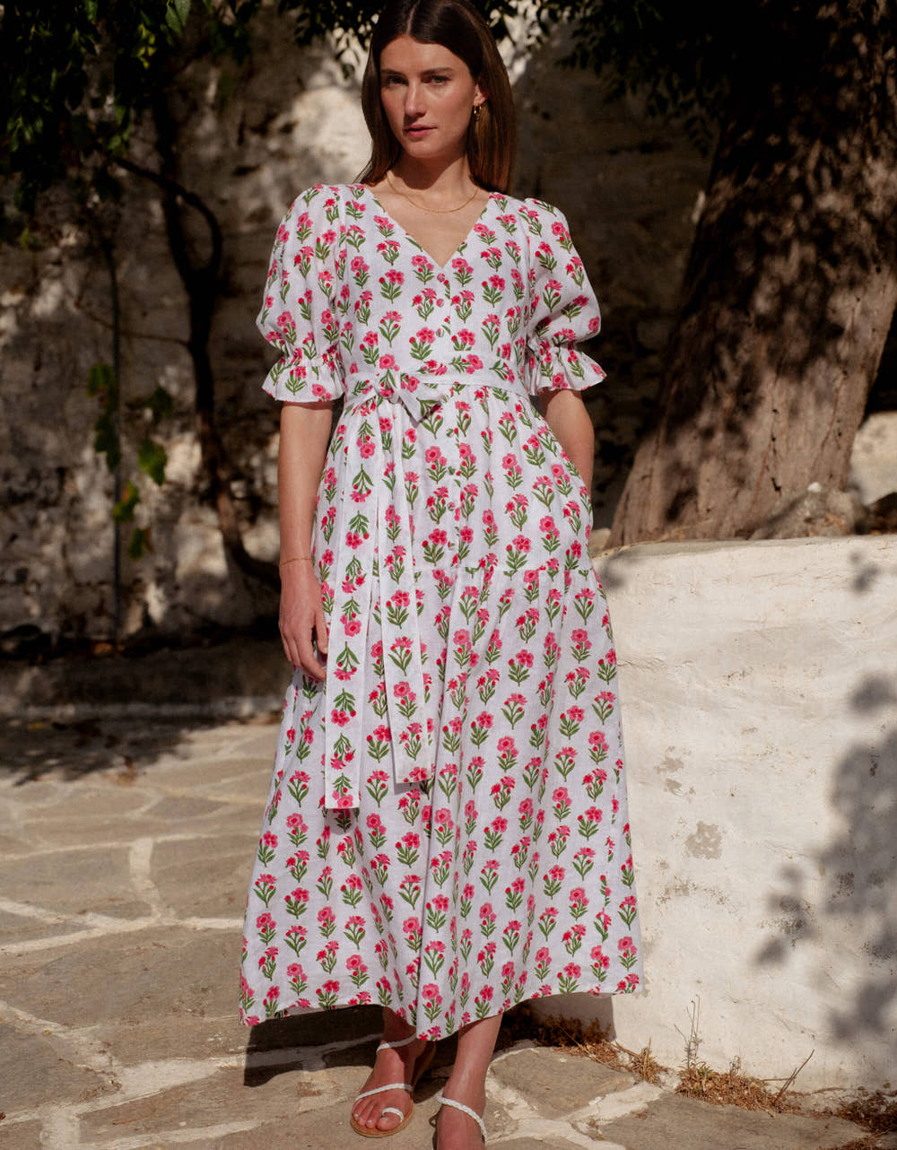 Pink City Prints Ruby Bloom Francis Dress