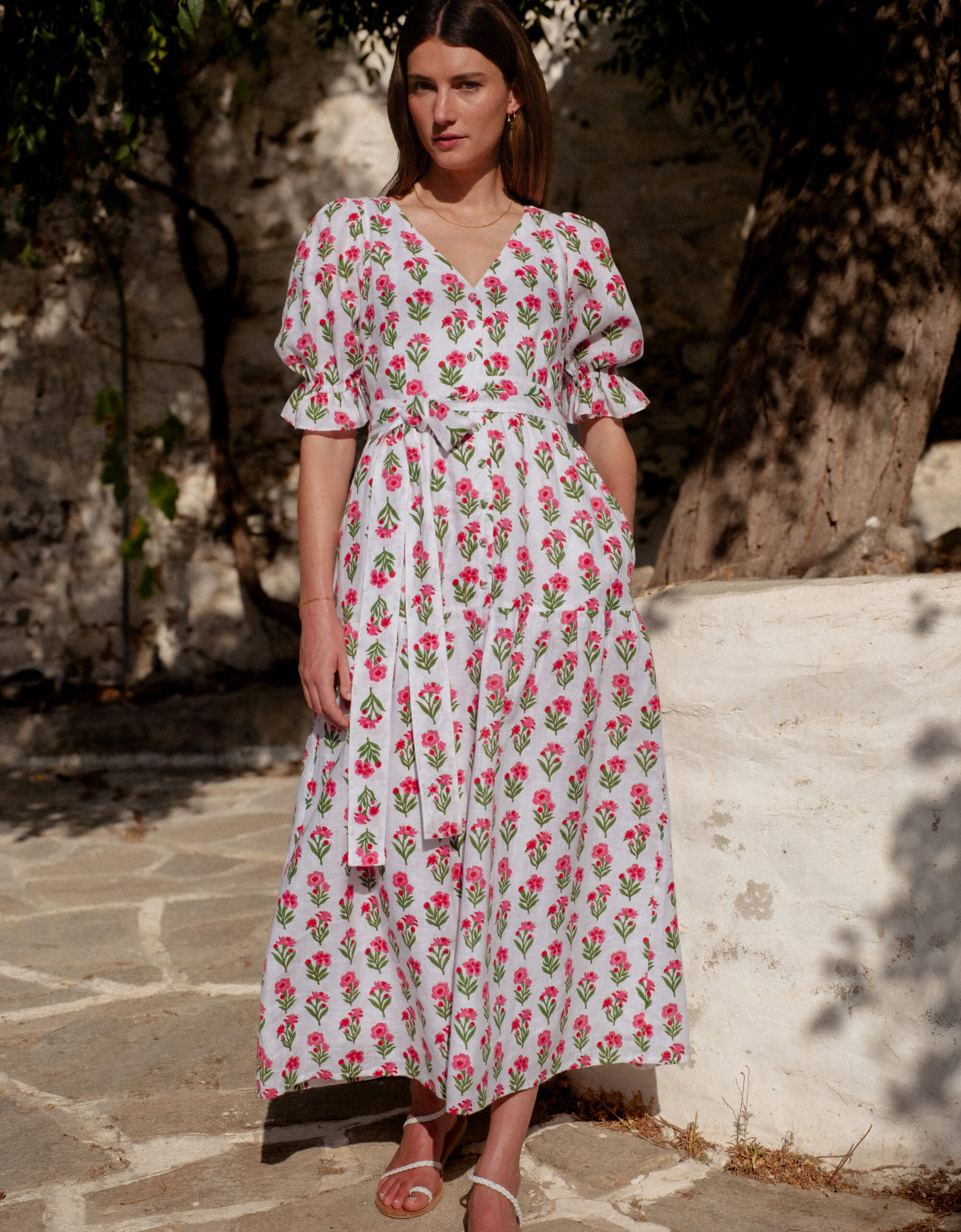 Pink City Prints Ruby Bloom Francis Dress