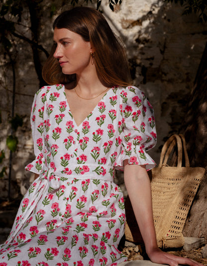 Pink City Prints Ruby Bloom Francis Dress