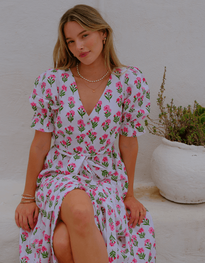Pink City Prints Ruby Bloom Francis Dress