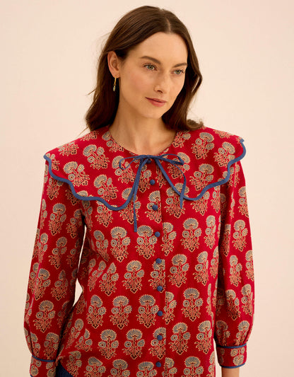 Pink City Prints Ruby Buta Apple Blouse