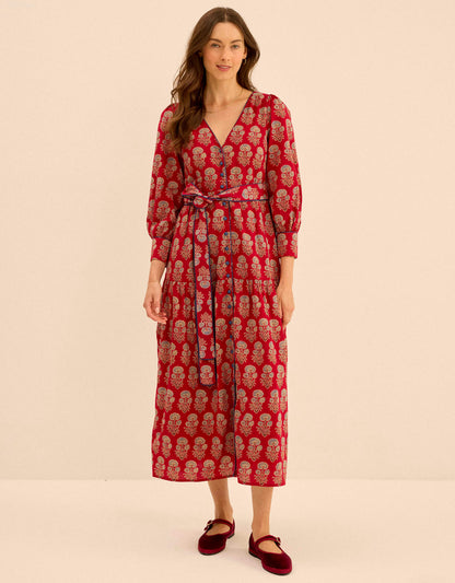 Pink City Prints Ruby Buta Francis Dress