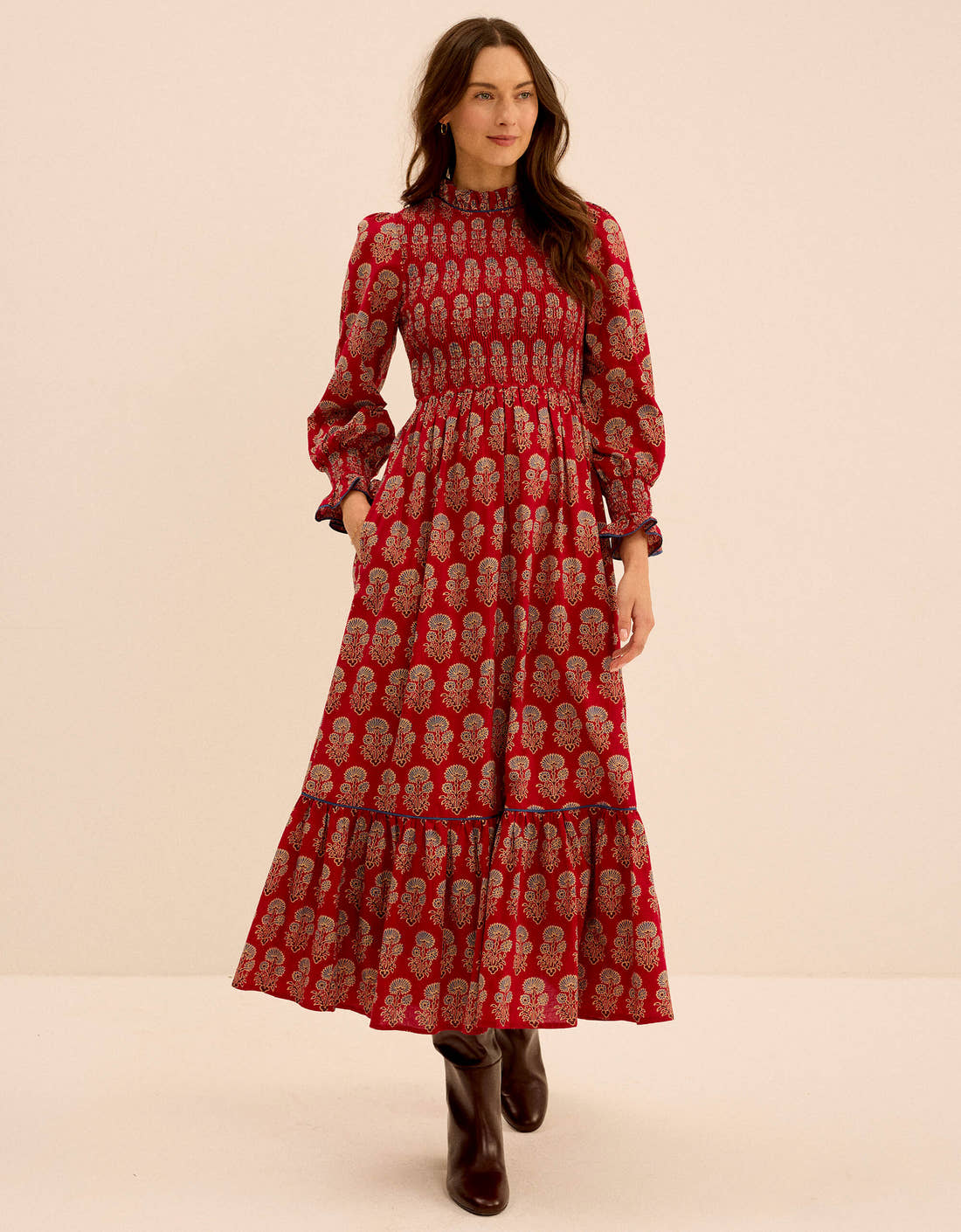 Pink City Prints Ruby Buta Isabel Dress