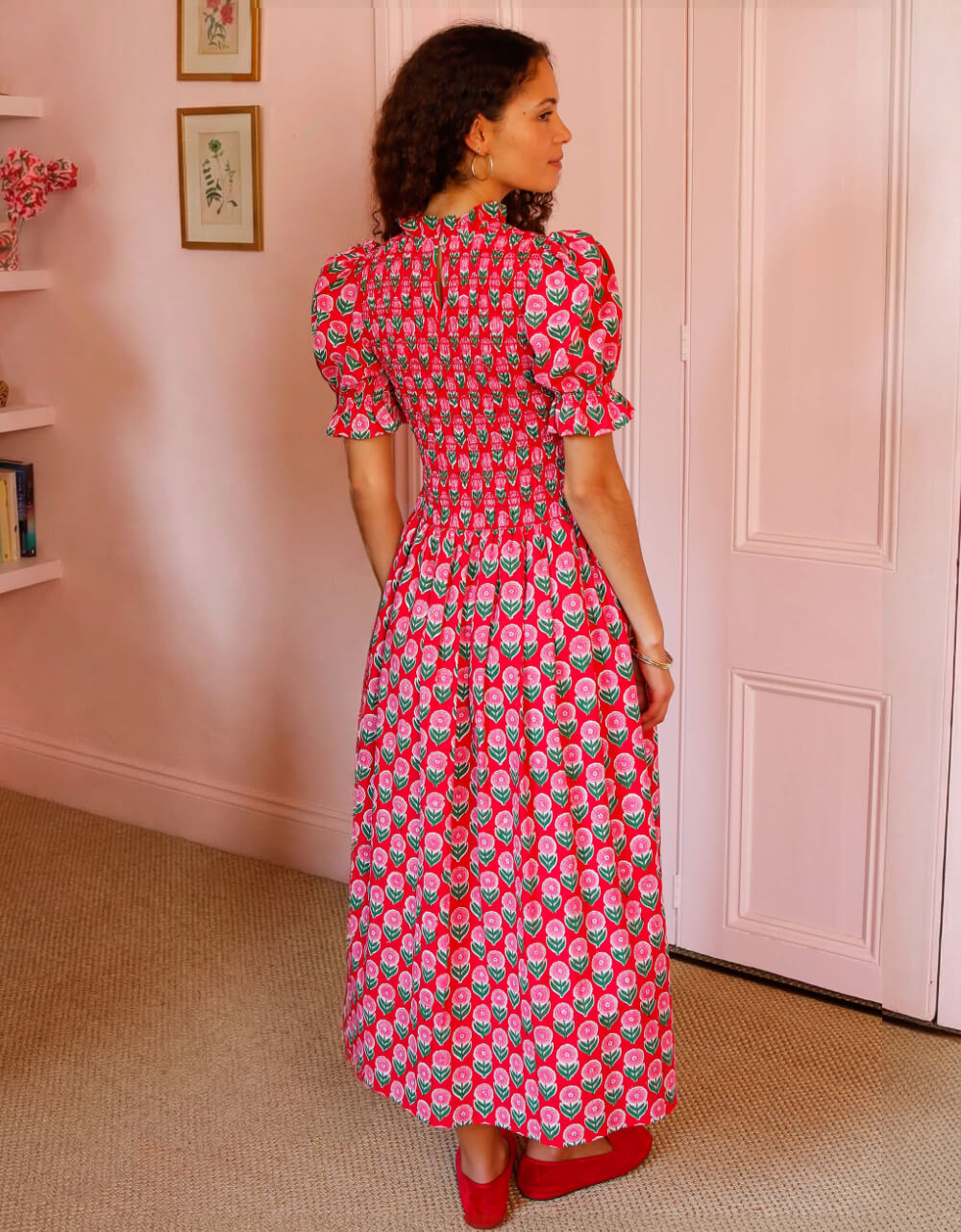 Pink City Prints Ruby Buta Lorenne Dress