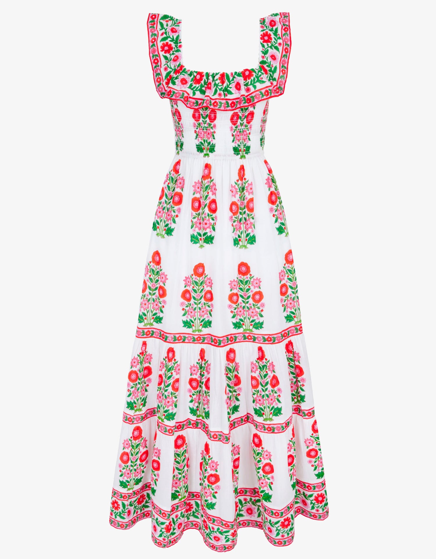 Pink City Prints Ruby Poppy Carrie Dress