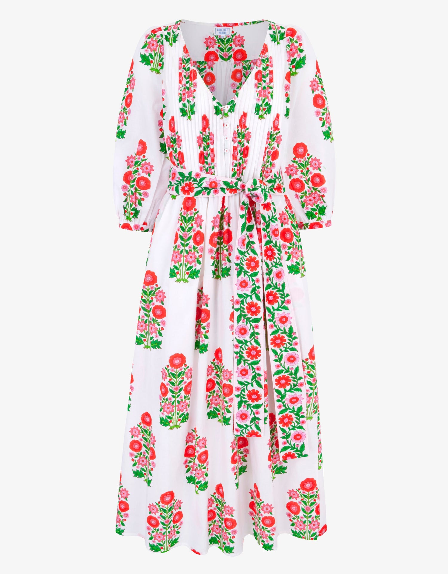 Pink City Prints Ruby Poppy Cayman Kaftan