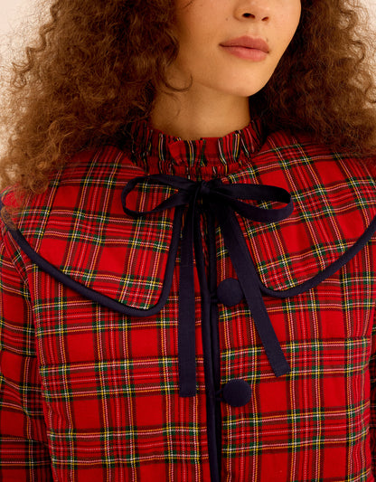 Pink City Prints Ruby Tartan Simone Jacket