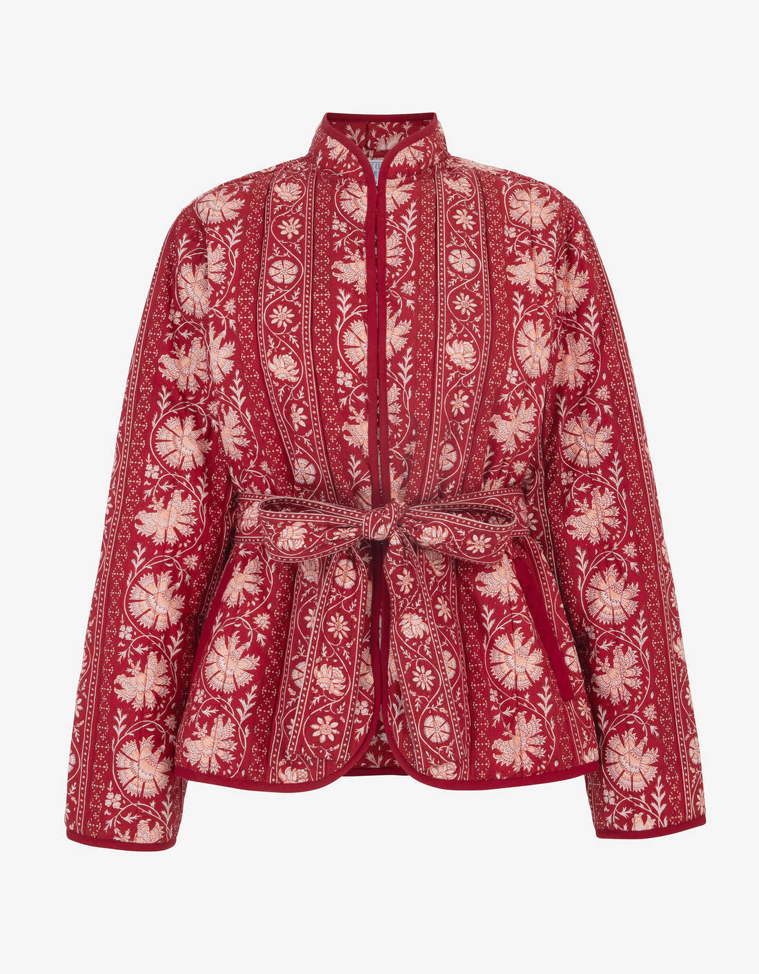 Pink City Prints Rust Borders Paris Jacket