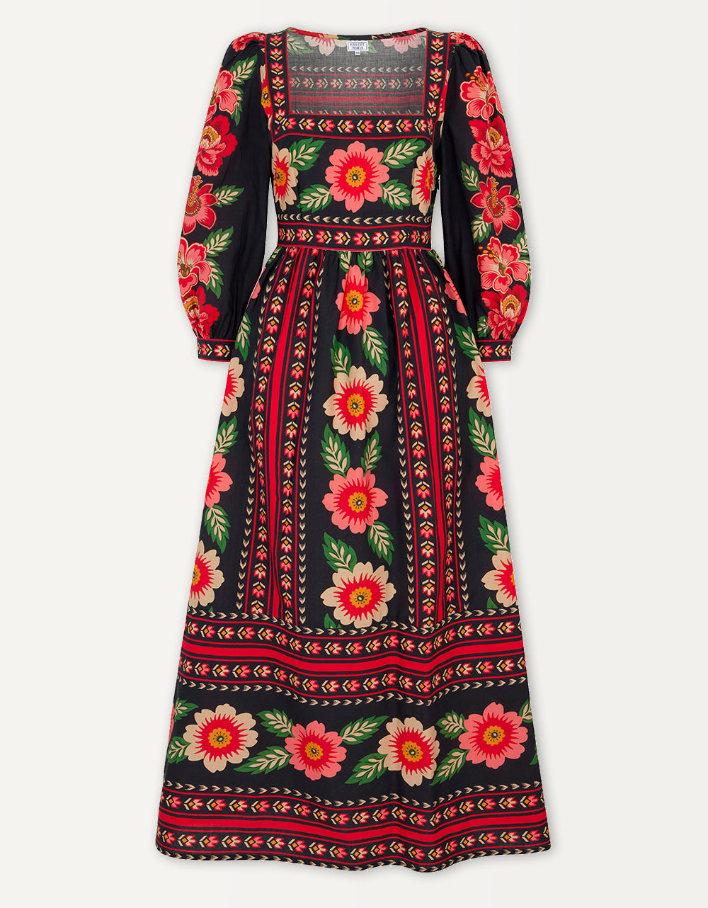 Scarlet Folk Polly Dress | Pink City Prints