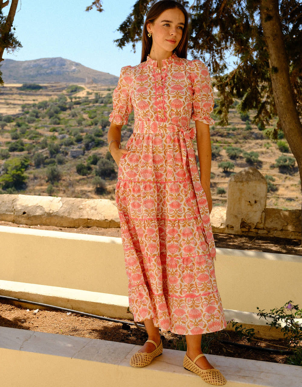 Pink City Prints Sienna Rose Matilda Dress