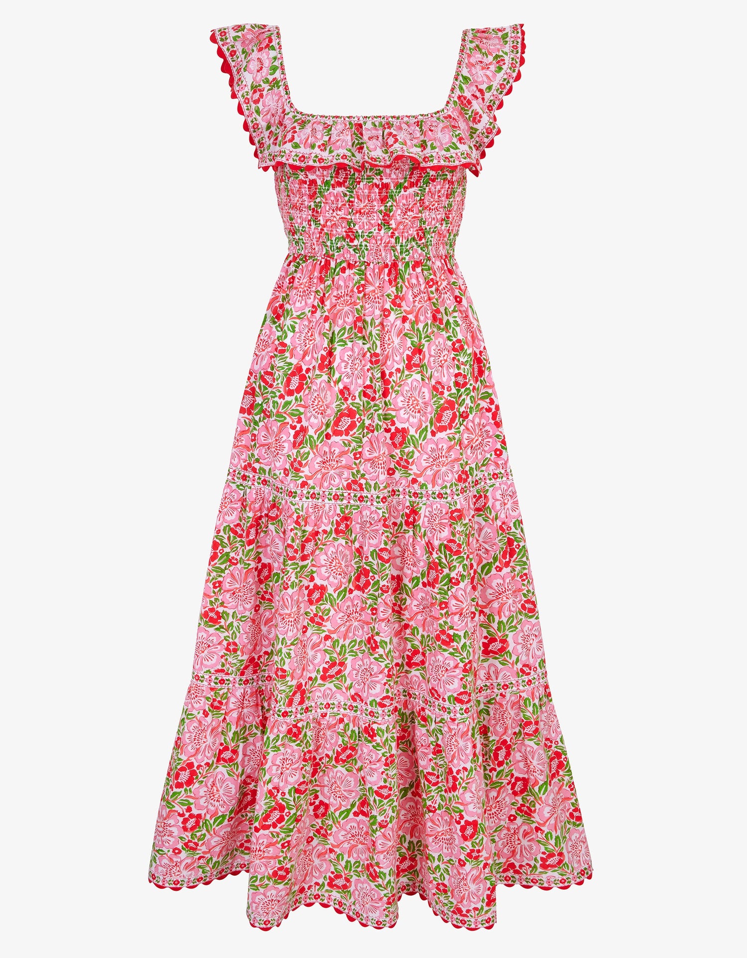 Pink City Prints Sweet Hibiscus Carrie Dress