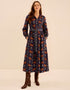 Pink City Prints Tiger Border Gina Dress