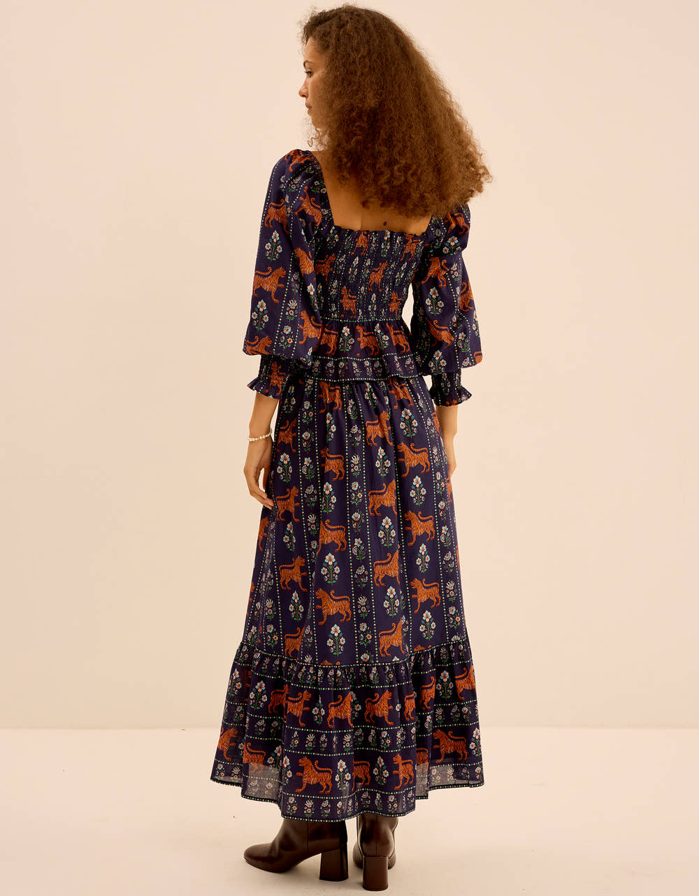 Pink City Prints Tiger Border Mabel Skirt