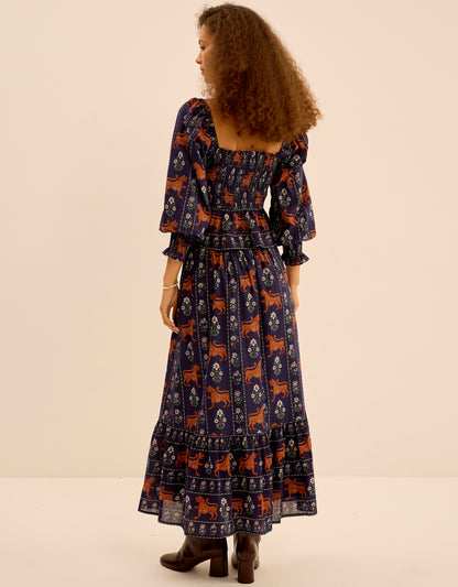 Pink City Prints Tiger Border Mabel Skirt