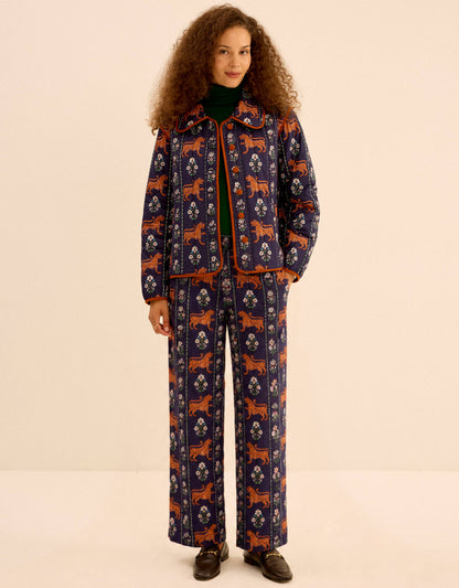 Pink City Prints Tiger Border Stevie Jacket