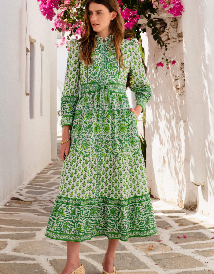 Pink City Prints Verdant Botanics Gemma Dress