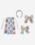 Pink City Prints Vintage Bouquet Headband and Bow Set
