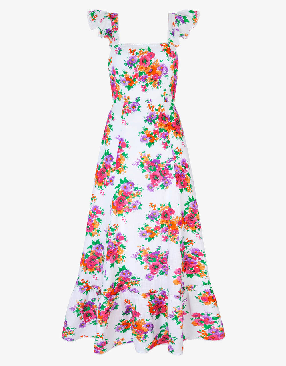 Pink City Prints Vintage Bouquet Mae Dress