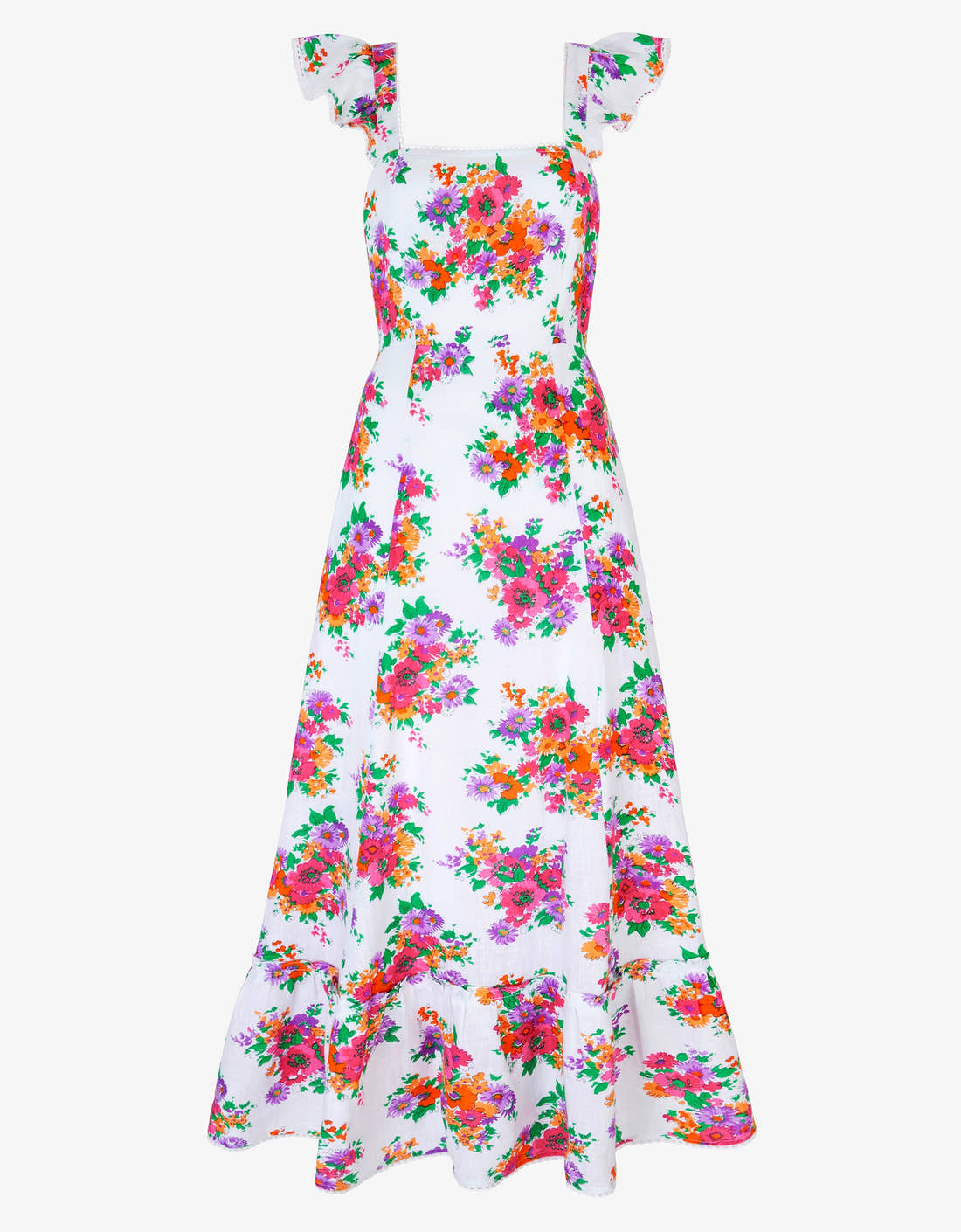 Pink City Prints Vintage Bouquet Mae Dress